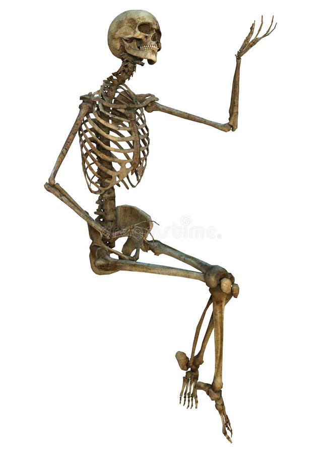 Full HD, 3D, anime girl killed by a skeleton under t