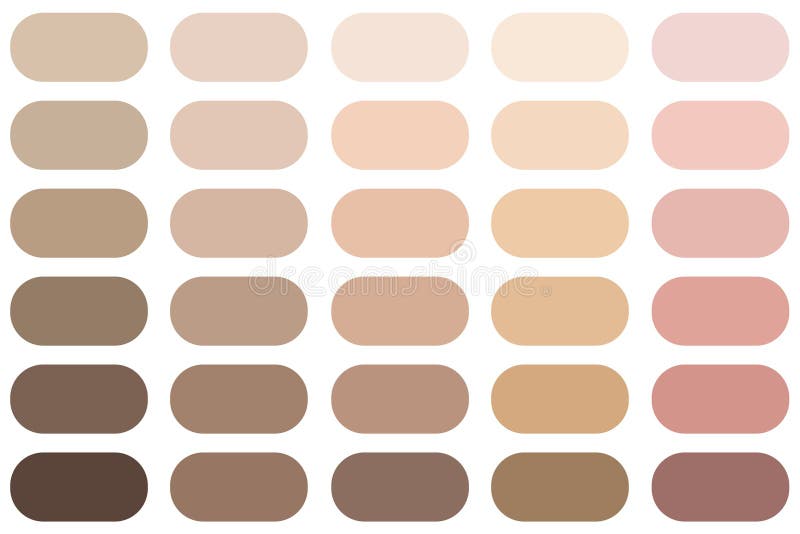 Skin Tone Palette Stock Illustrations – 1,293 Skin Tone Palette Stock ...