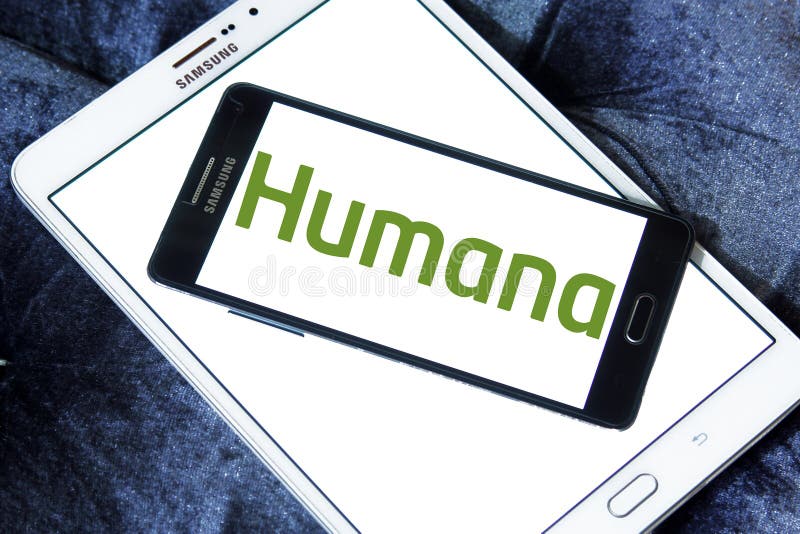 Logo of Humana company on samsung mobile. Humana Inc. is a for-profit American health insurance company. Logo of Humana company on samsung mobile. Humana Inc. is a for-profit American health insurance company