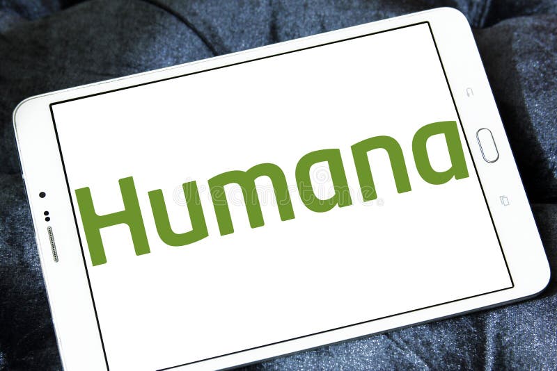 Logo of Humana company on samsung tablet . Humana Inc. is a for-profit American health insurance company. Logo of Humana company on samsung tablet . Humana Inc. is a for-profit American health insurance company