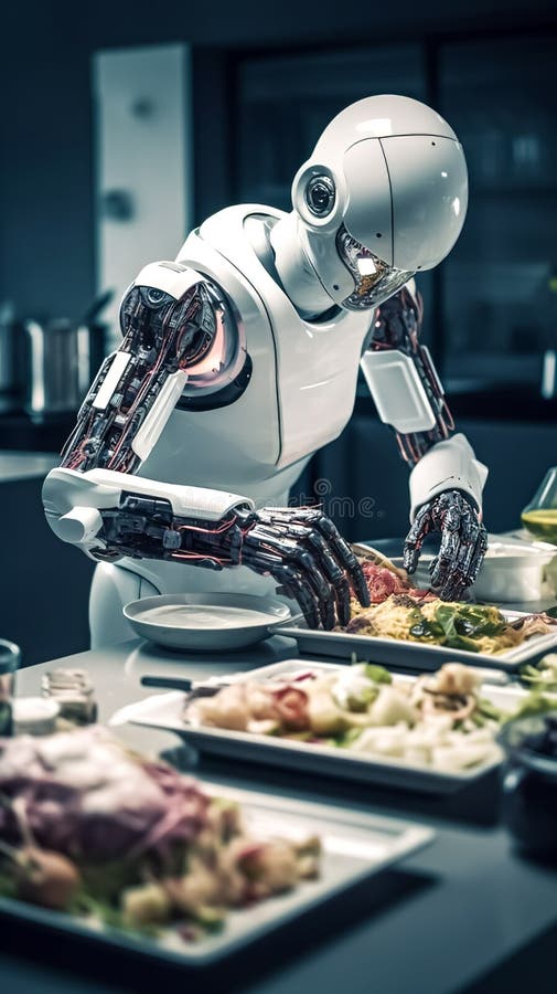 Futuristic funny kitchen with tools AI Generated 23035451 Stock Photo at  Vecteezy