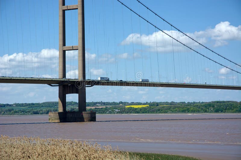Humber most, Barton Na Humber UK obraz royalty free Humber most, Barton Na Humber UK obraz royalty free
