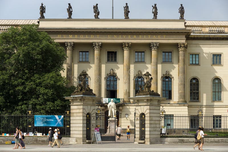 Humboldt University of Berlin Editorial Stock Image - Image of german ...