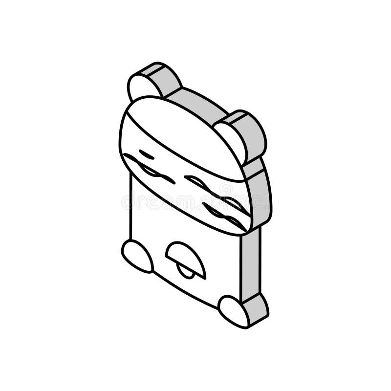 Ilustrare vectorială a pictogramei izometrice a dispozitivului umidificator vector illustration