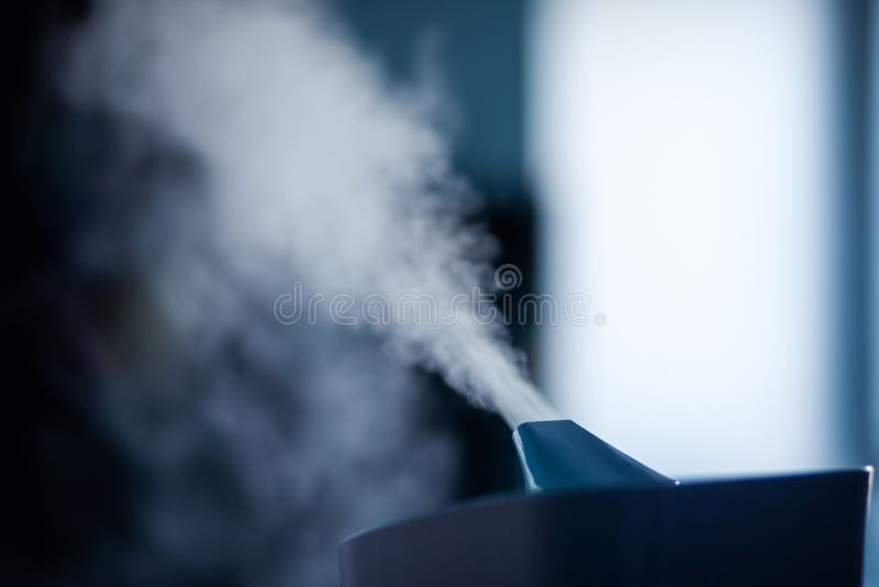 Humidifier spreading steam