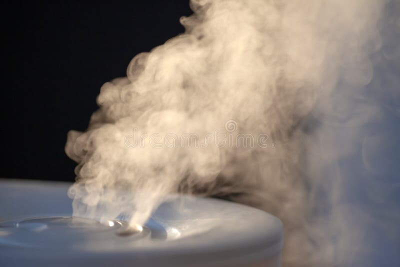 Humidifier spreading steam royalty free stock photo