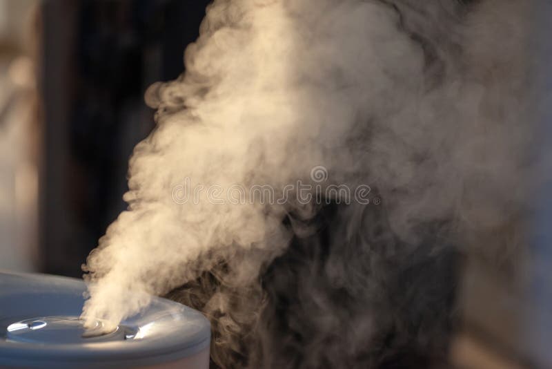 Humidifier spreading steam royalty free stock photos
