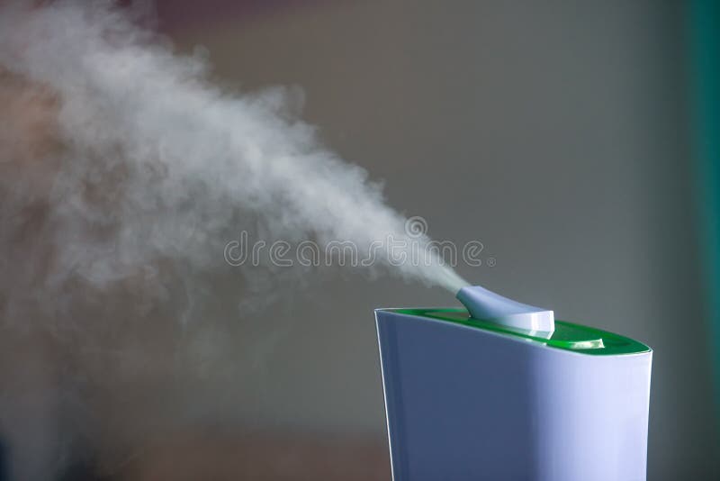 Humidifier spreading steam royalty free stock images