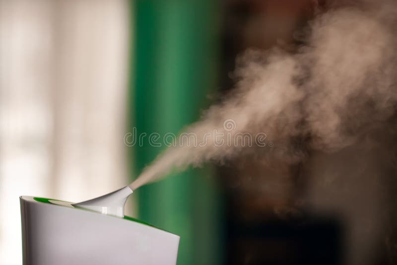 Humidifier spreading steam royalty free stock photography