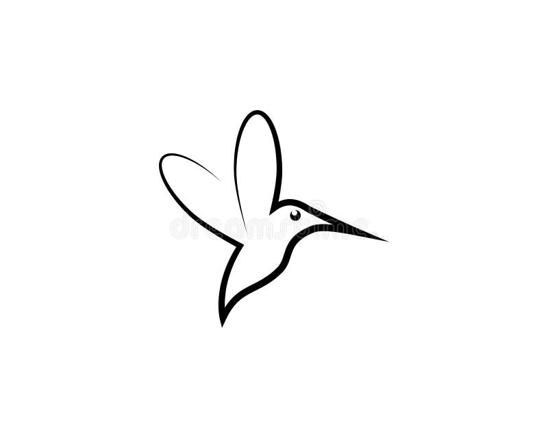 Hummingbird logo template stock vector. Illustration of twitter - 151902232