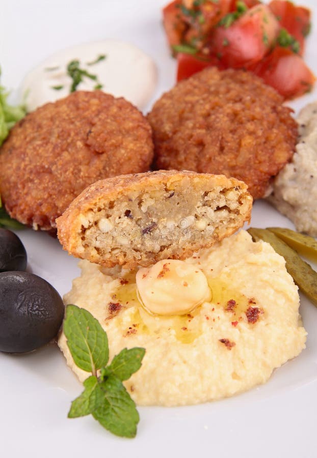 Hummus and falafel stock image. Image of lebanese, vegetable 31067829
