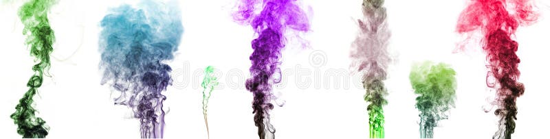 Humo multicolor fotos de archivo libres de regalías Humo multicolor fotos de archivo libres de regalías