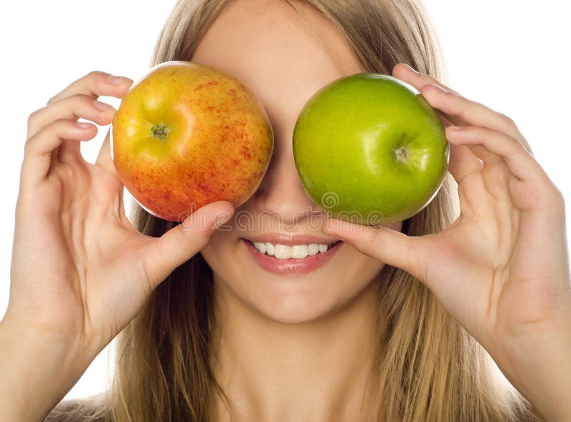 Humorous portrait of a young woman