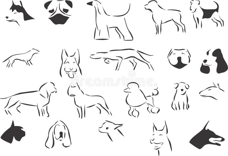 20 themed EPS images of misc dogs. The number of vector nodes is absolute minimum. The images are very easy to use and edit and are extremely smooth even when highly enlarged. 20 themed EPS images of misc dogs. The number of vector nodes is absolute minimum. The images are very easy to use and edit and are extremely smooth even when highly enlarged.
