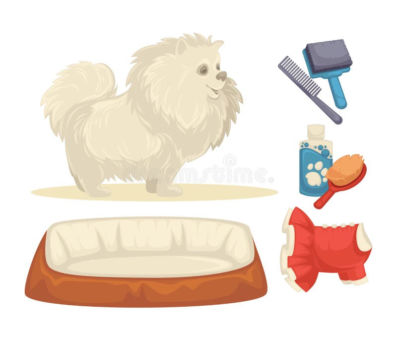 Hundkapplöpninguppsättning av tillbehör för hundkapplöpning stock illustrationer Hundkapplöpninguppsättning av tillbehör för hundkapplöpning stock illustrationer