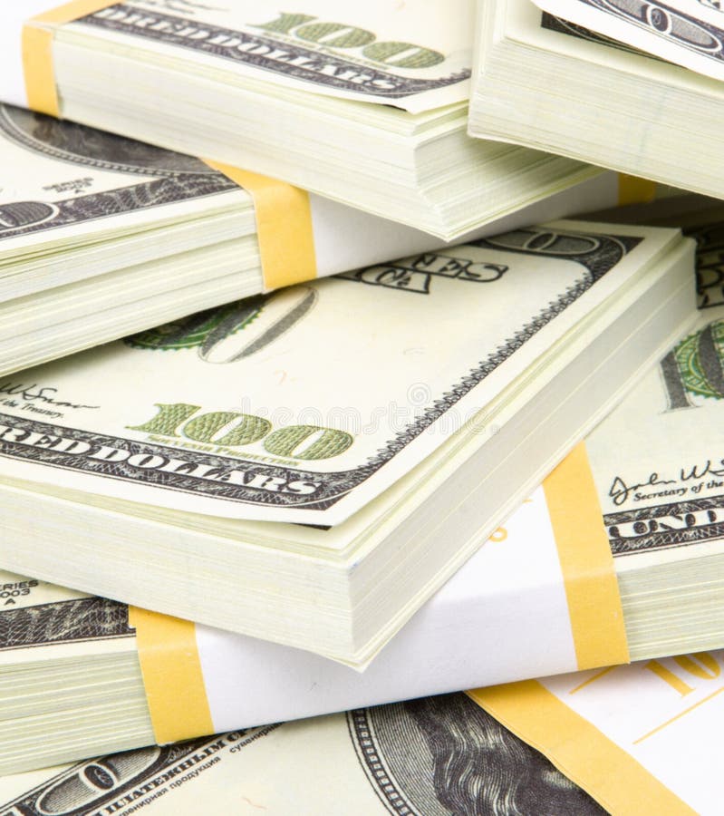 Hundred dollars royalty free stock photo