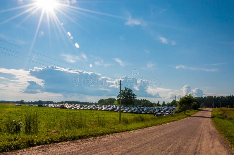 761 Cars Parked Field Stock Photos - Free & Royalty-Free Stock