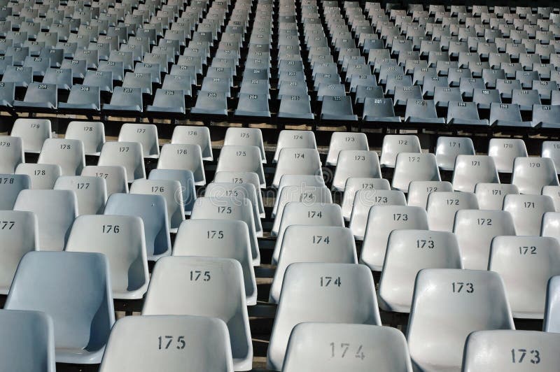 Hundreds of Chairs. stock photo