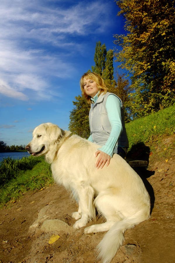 hundägare arkivfoto hundägare arkivfoto