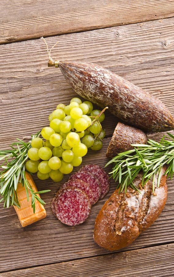 Hungarian spicy salami stock photo. Image of health, meat 26143006