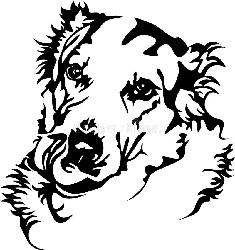 Vector illustration of a hunger dog. Vector illustration of a hunger dog.