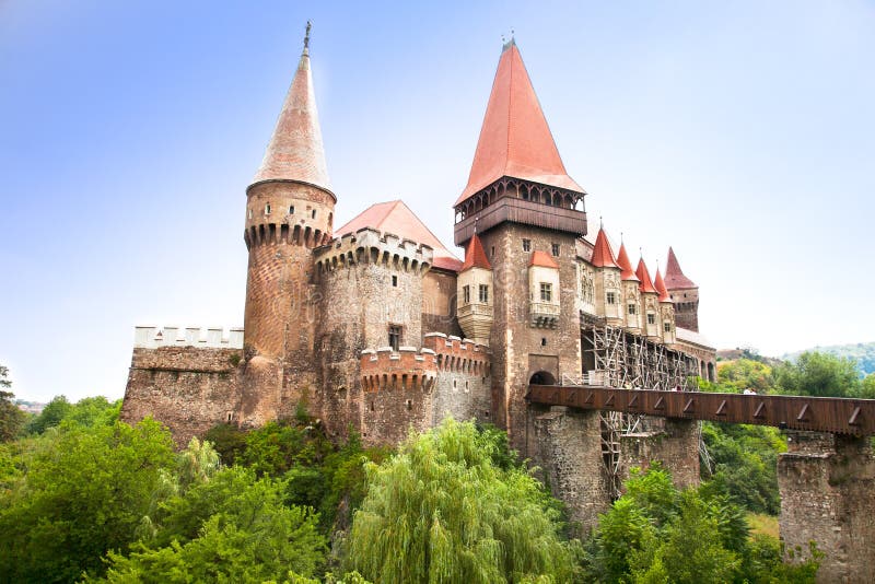 The Hunyad museum. Renaissance castle in Hunedoara , Romania