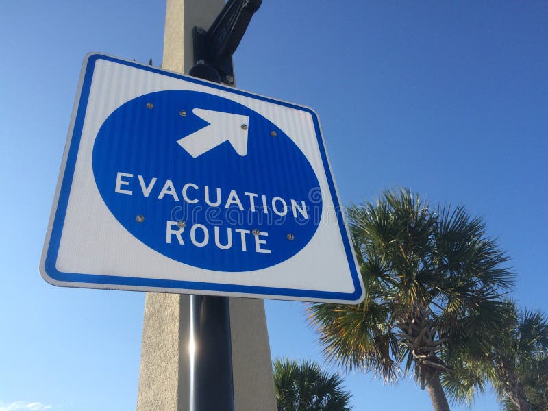 Hurricane evacuation sign stock images Hurricane evacuation sign stock images
