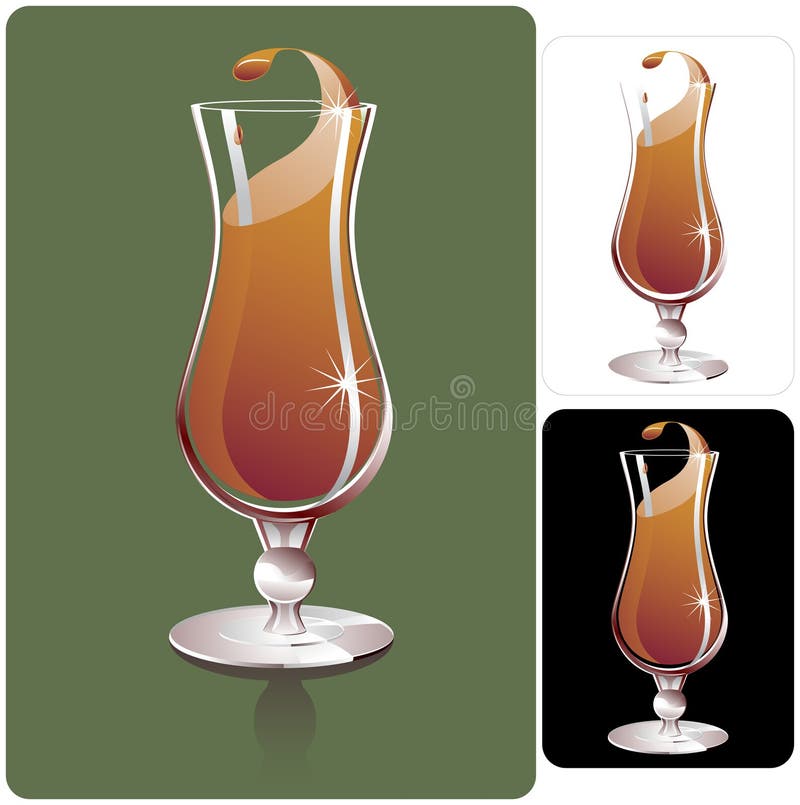 Hurricane glass stock vector. Illustration of cosmopolitan 11473811