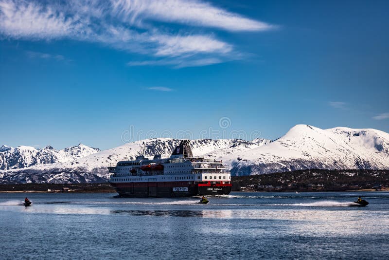 Hurtigruten ferry from England to Norway Europe