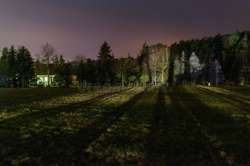 Hus i skogen arkivbilder Hus i skogen arkivbilder