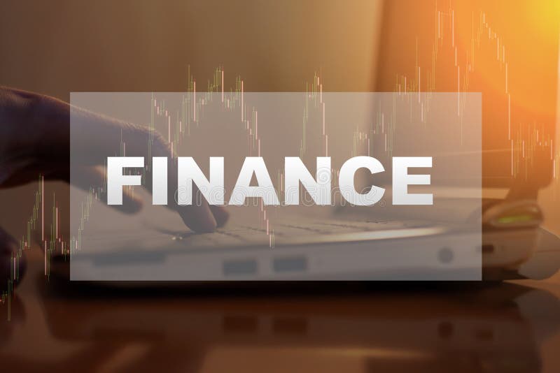 Husband studies financial issues on the Internet at work in the evening royalty free stock image