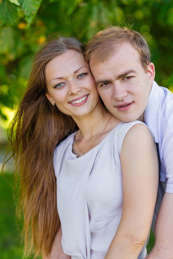 Husband and Wife on the Nature Stock Image - Image of closeup, couple ...