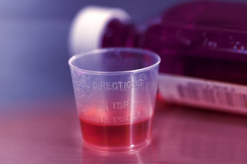 Husten-Sirup stockbild Husten-Sirup stockbild