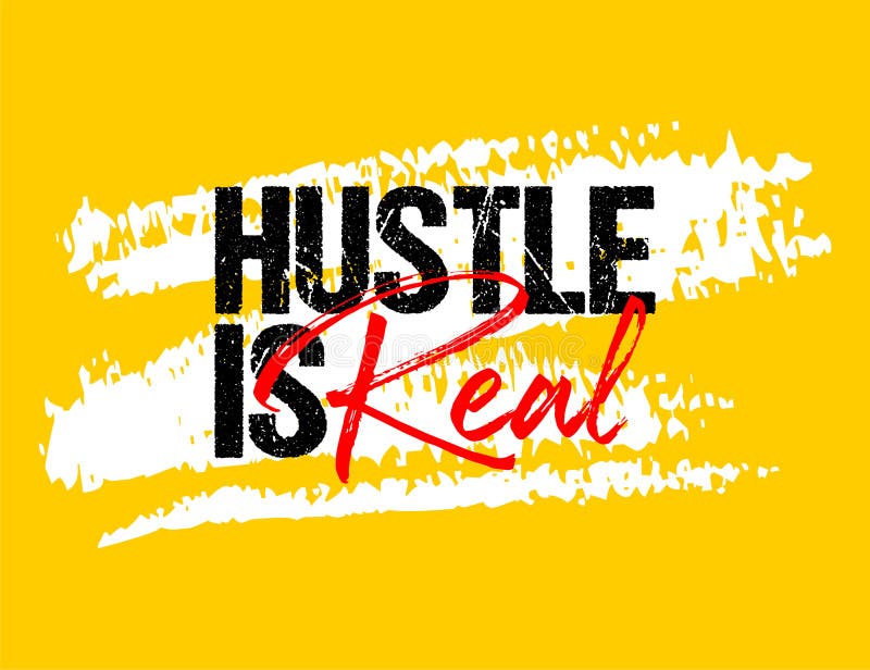 Hustle concept view stock photo. Image of text, paper - 264433096