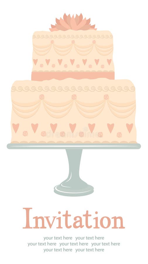 Huwelijksuitnodiging royalty-vrije illustratie Huwelijksuitnodiging royalty-vrije illustratie
