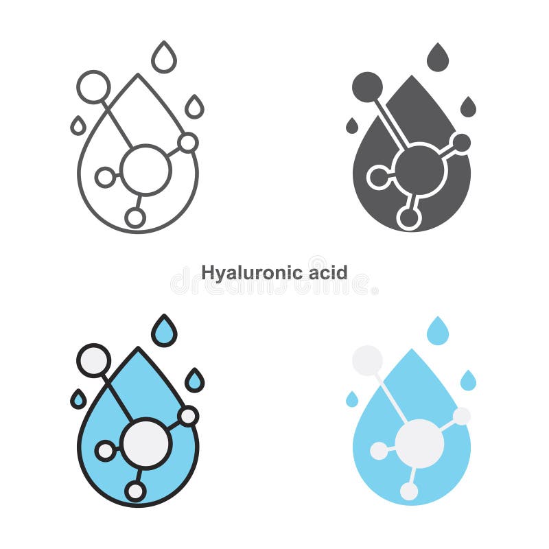 Hyaluronic Acid Icon Stock Illustrations 776 Hyaluronic Acid Icon