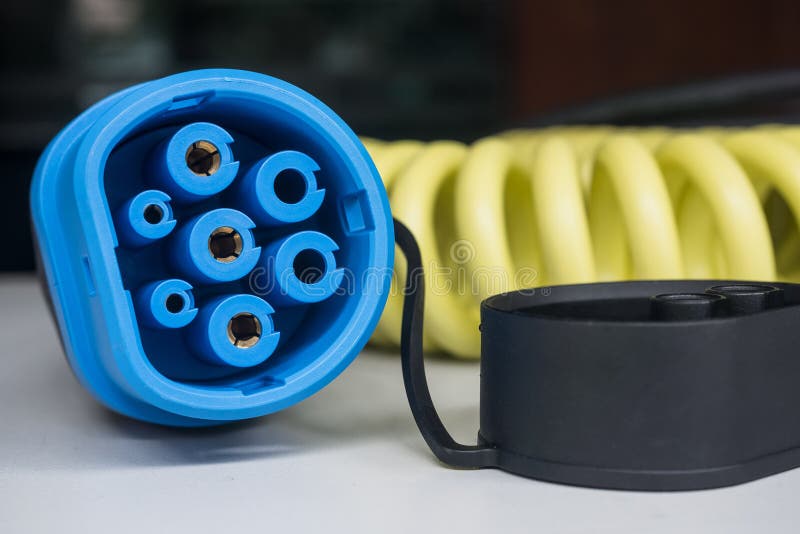 Hybrid Car Power Charger Cable Cord Stock Photo Image of climate
