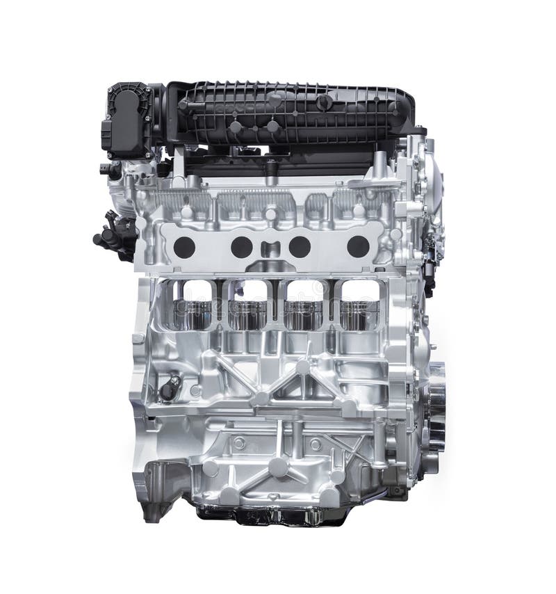 Hybride die motor van een auto op wit met het knippen van weg wordt geïsoleerd stock foto Hybride die motor van een auto op wit met het knippen van weg wordt geïsoleerd stock foto