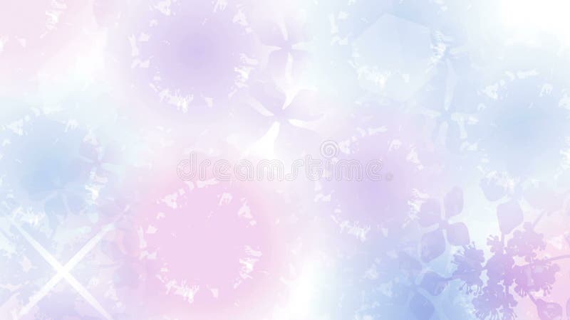 Hydrangea abstract motion background - Loop-ready File stock illustration