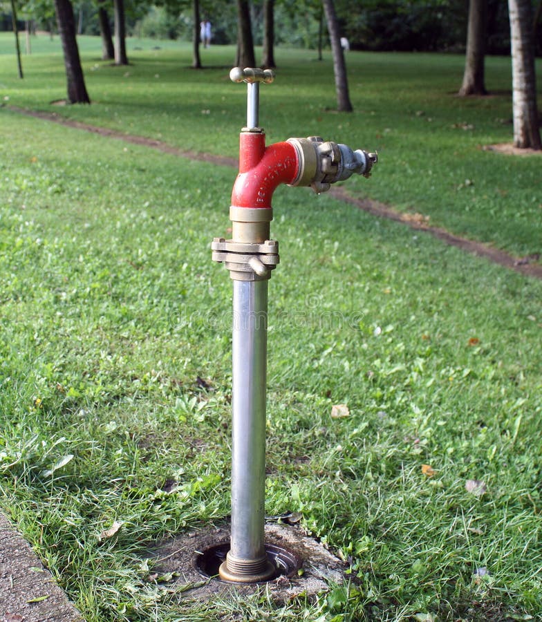 Hydrant. stock photo. Image of garden, fire, gardening 12890808