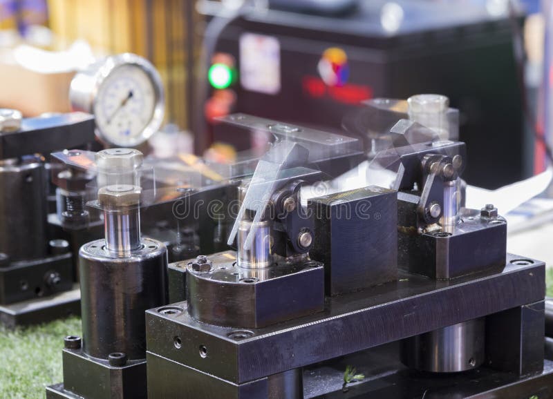 Hydraulic clamping jig stock photo. Image of control 114900432