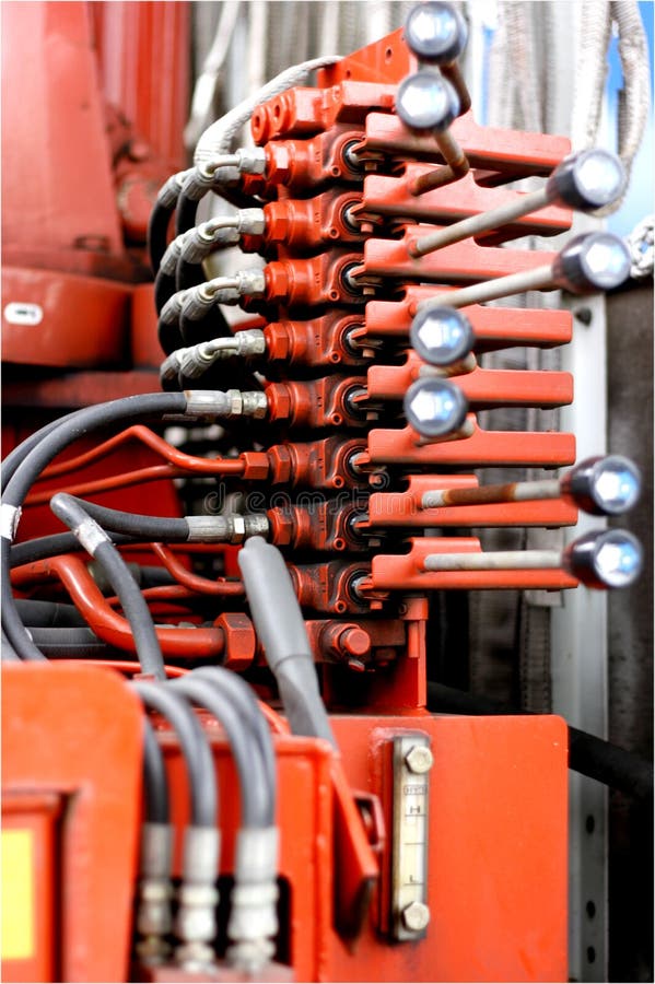 Hydraulic Control stock image. Image of hose, tractor 2965421