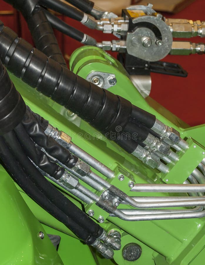 Front Tractor Suspension stock image. Image of hydraulic 109403825