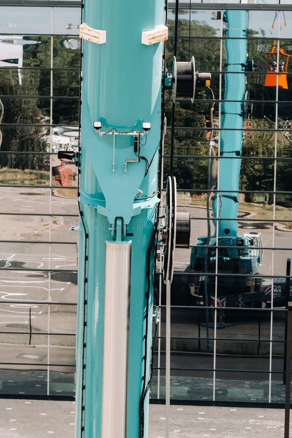 Hydraulic Cylinder of the Lifting System on a Car Crane.the Control