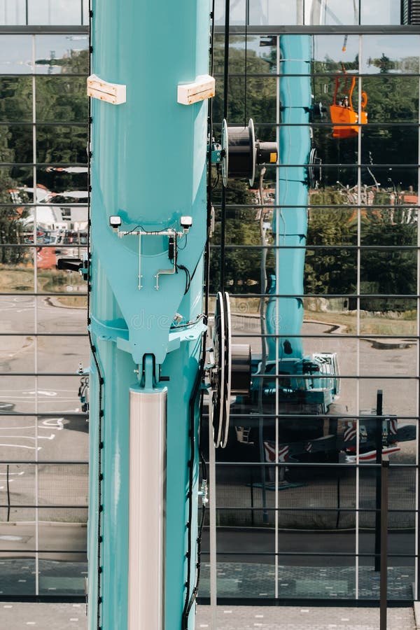 Hydraulic Cylinder of the Lifting System on a Car Crane.the Control