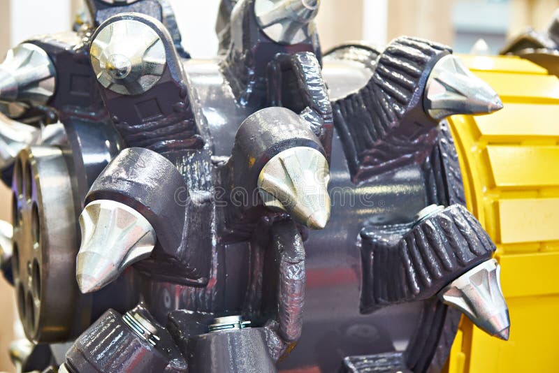 Hydraulic Drum Milling Cutter Stock Image Image of large, engineering