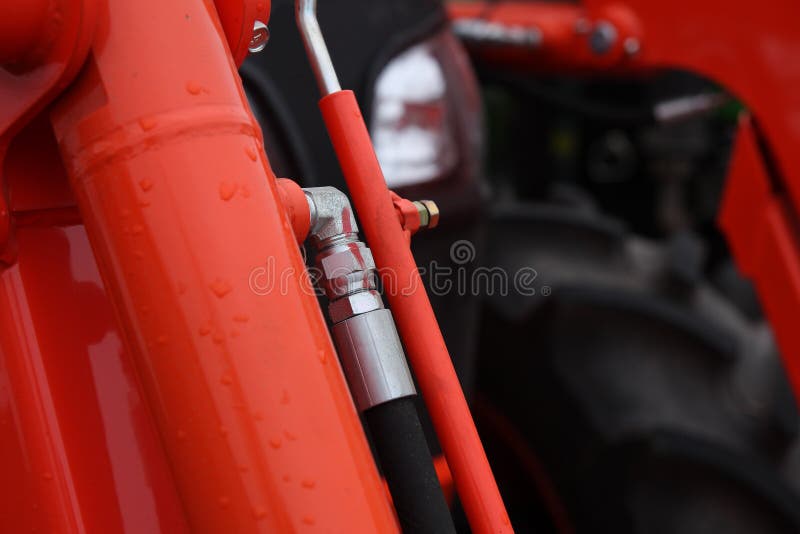 Hydraulic Lines stock image. Image of fittings, heavy 4130905