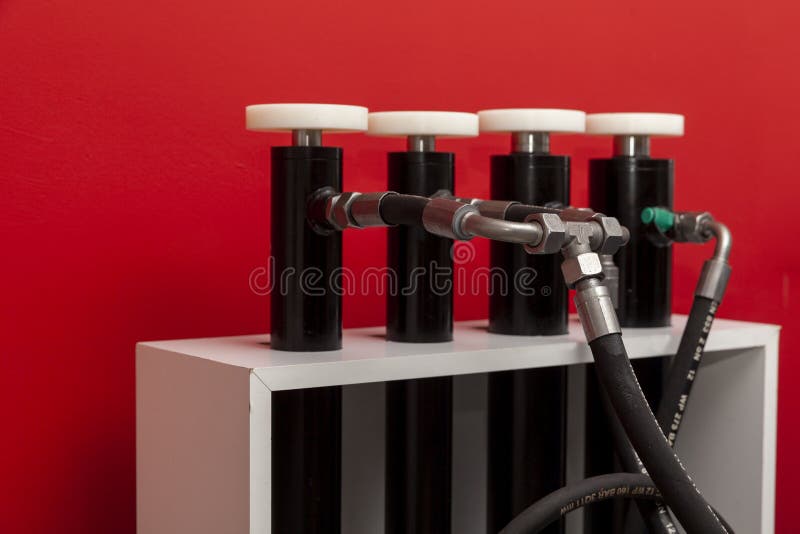 Hydraulic pump in service stock image. Image of system 213806261