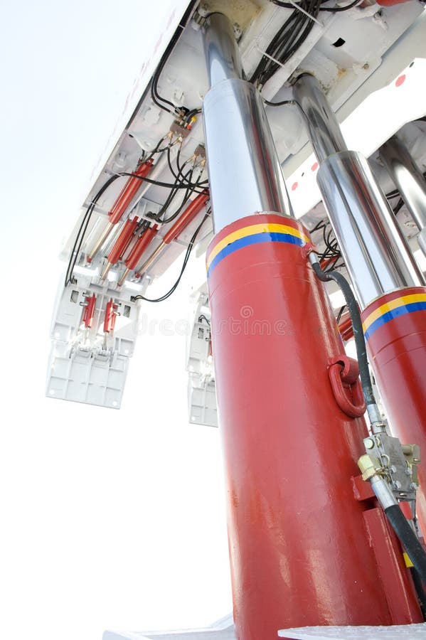 Hydraulic support stock image. Image of industry, iron 25088791