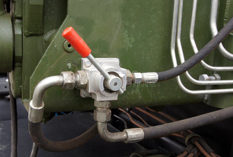 Hydraulic Tubes and Fittings Stock Photo Image of piston, fitting